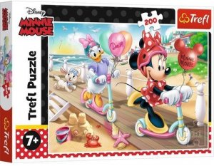 Puzzle 200 Minnie na plaży Disney