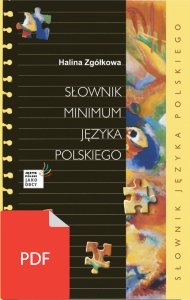 Słownik minimum języka polskiego EBOOK PDF