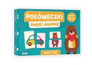 Połóweczki Znajdź i dopasuj! Auto i Miś