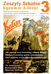 Zeszyty szkolne 3. Materiały pomocnicze do egzaminu maturalnego z języka polskiego jako obcego. Egzamin A-level