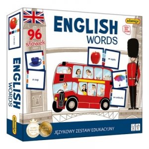 English words. Językowe karty edukacyjne
