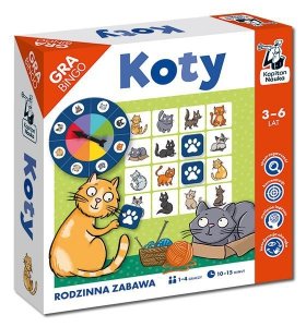 Koty. Gra bingo. Kapitan Nauka