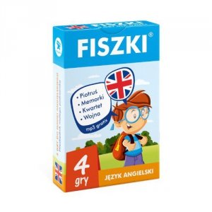 Fiszki. Język angielski. 4 Gry