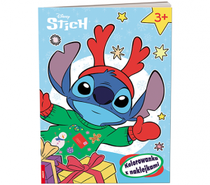 Disney Stich. Kolorowanka z Naklejkami