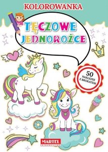 Kolorowanka Tęczowe jednorożce