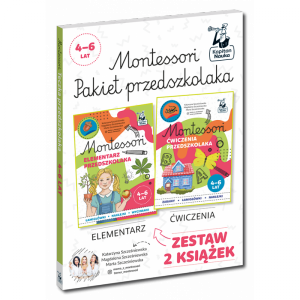 Kapitan Nauka. Montessori. PAKIET przedszkolaka 4-6 lat