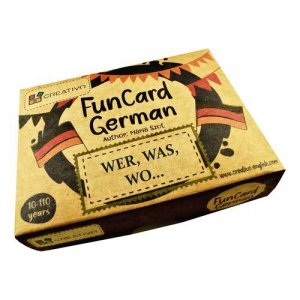 Karty językowe Niemiecki Fun Card German Wer,Was,Wo