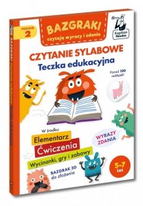 Bazgraki czytają wyrazy i zdania. Teczka edukacyjna. Kapitan Nauka