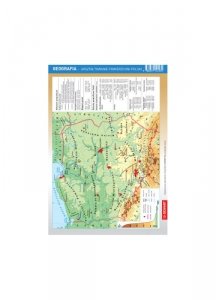 Karta edukacyjna. Geografia - współrzędne geograficzne, mapa Polski