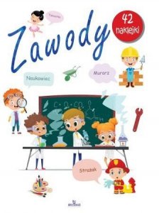 Kolorowanka. Zawody +  42 naklejki
