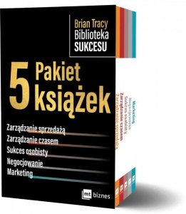 Brian Tracy Biblioteka Sukcesu. PAKIET 5 książek: Zarządzanie sprzedażą, Zarządzanie czasem, Sukces