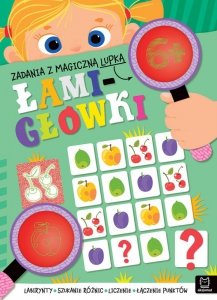 Łamigłówki 6+. Zadania z magiczną lupką