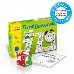 Gra językowa Angielski Time Dominoes.