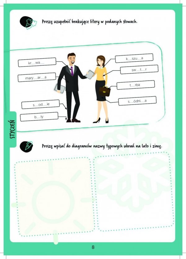 Słowo daję! Ćwiczenia leksykalne z języka polskiego jako obcego na poziomie A1