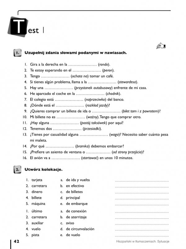 Hiszpański w tłumaczeniach. Sytuacje. Książka z płytą CD MP3