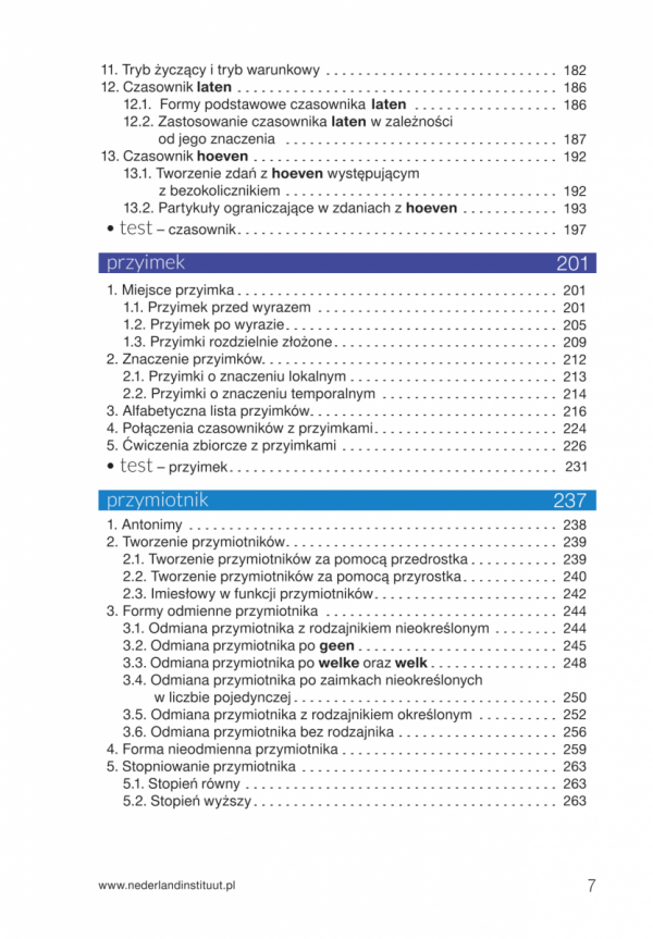 Gramatyka niderlandzka z ćwiczeniami i testami (poziom A1-B1)