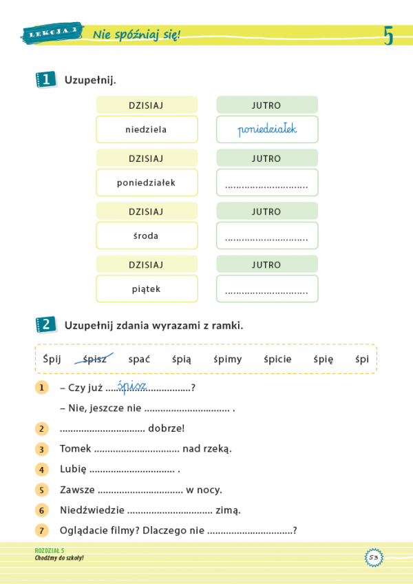 Polski w szkole. Zeszyt ćwiczeń do nauki języka polskiego jako obcego dla dzieci (7-10 lat)