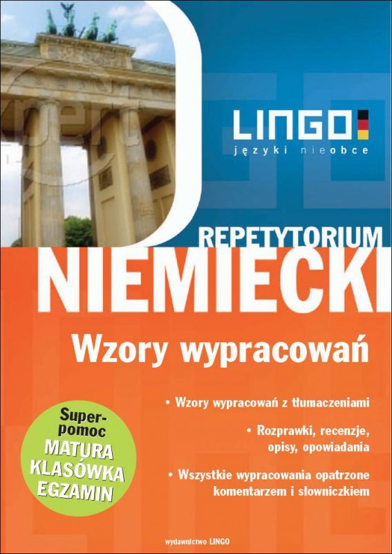 Niemiecki. Wzory wypracowań. Repetytorium (EBOOK)