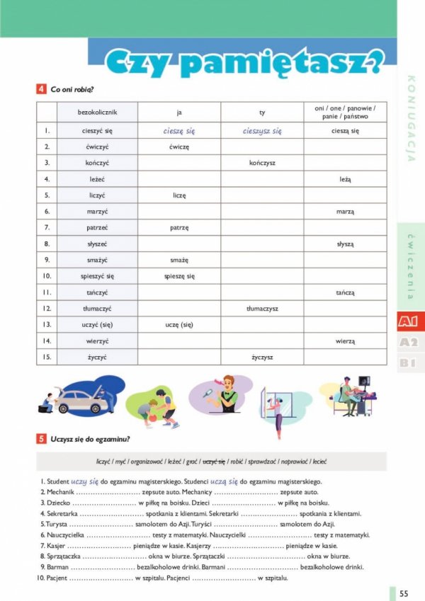 Zestaw Gramatyka dla praktyka 2. Czasownik. Wersja papierowa + flipbook