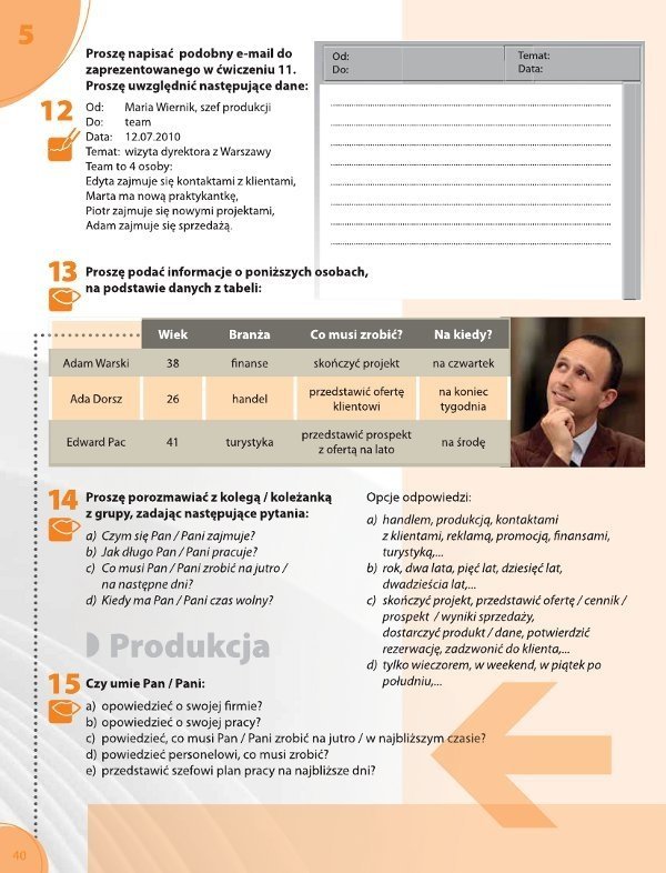 Polski w pracy. Język polski jako obcy. Książka + CD 