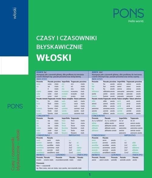 Czasy i czasowniki błyskawicznie. Włoski