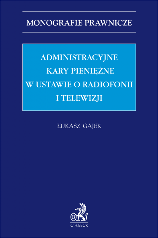 Administracyjne kary pieniężne w ustawie o radiofonii i telewizji