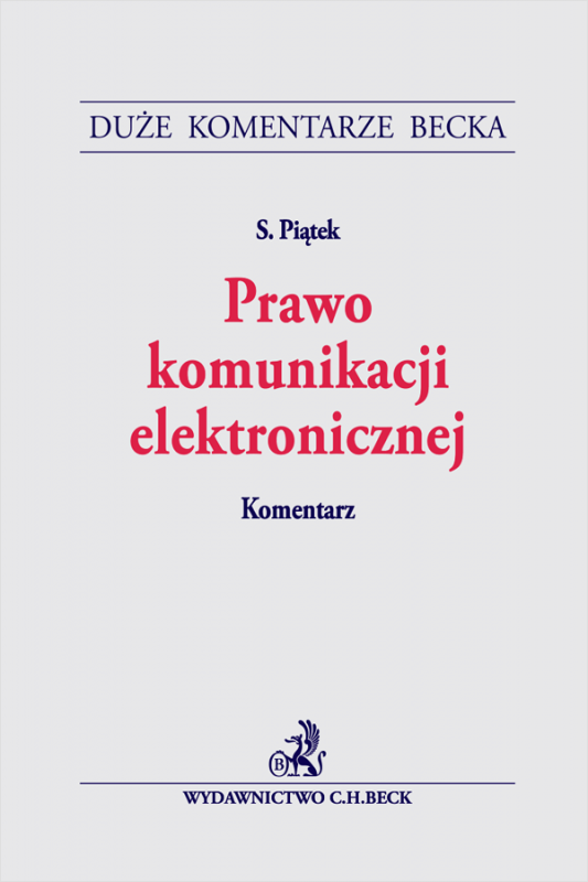 Prawo komunikacji elektronicznej. Komentarz