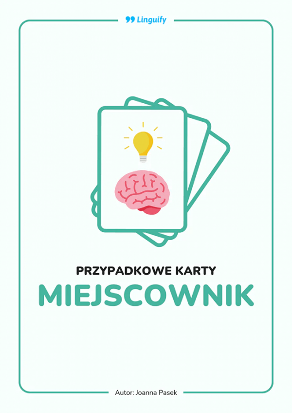 Przypadkowe Karty: Miejscownik (EBOOK PDF)