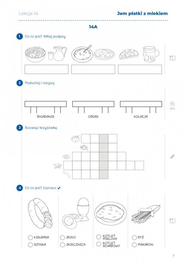 Po polsku? Tak! Zeszyt ćwiczeń część 2 dla dla dzieci uczących się języka polskiego jako drugiego z płytą CD