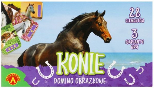Domino obrazkowe - konie.