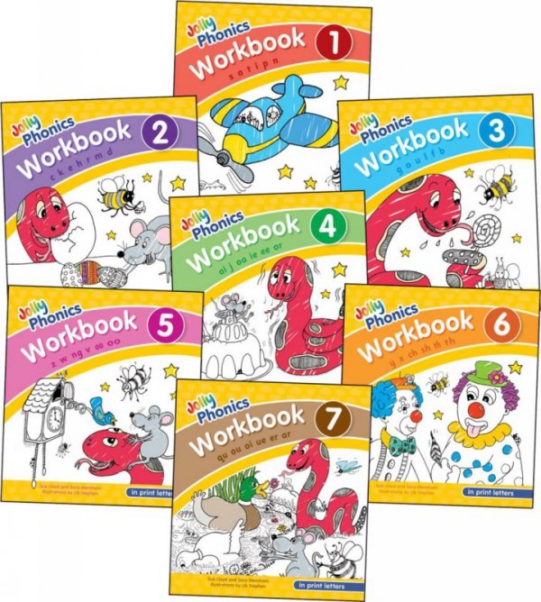 Jolly Phonics Workbooks 1-7 : In Print Letters