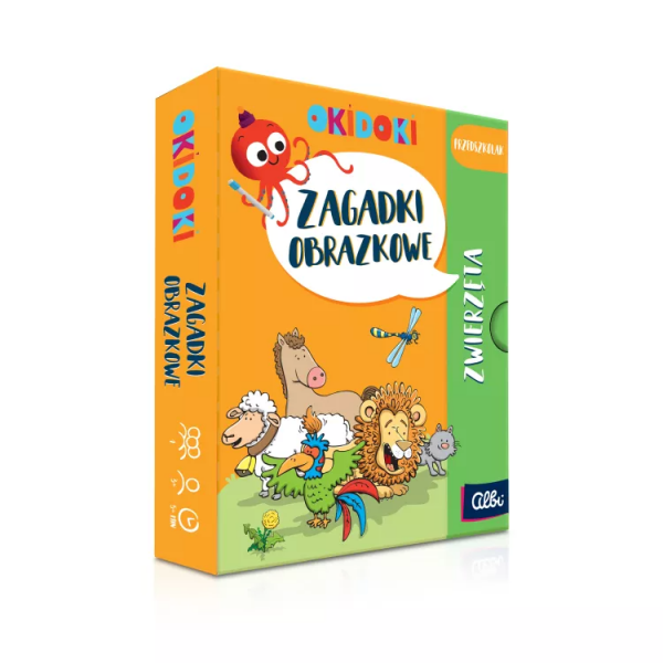 Zagadki obrazkowe. Zwierzęta. Okidoki