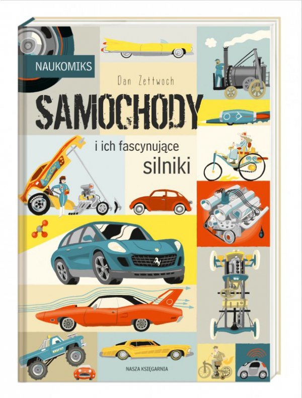 Samochody i ich fascynujące silniki. Naukomiks