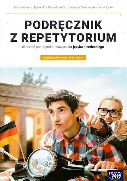 Podręcznik z repetytorium dla szkół ponadpodstawowych do języka niemieckiego. Wydawnictwo Nowa Era