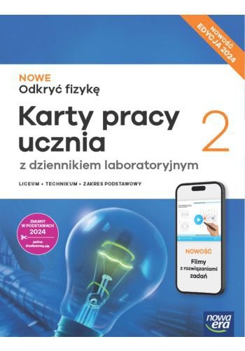 NOWE Odkryć fizykę 2. Liceum i technikum. Karty pracy ucznia SMART. Zakres podstawowy. Nowość 2025
