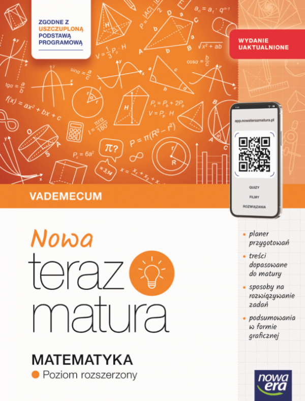 Nowa Teraz matura 2026. Matematyka. Vademecum. Zakres rozszerzony. 2025/2026