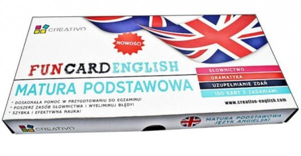 Karty językowe Angielski Fun Card English Matura Podstawowa