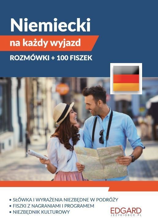 EDGARD. Niemiecki na każdy wyjazd. Pakiet. Rozmówki + 100 fiszek