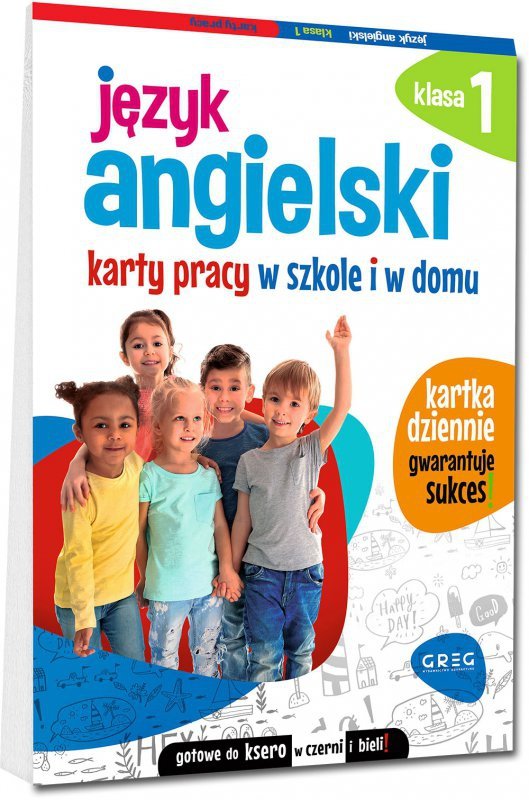 Język angielski. Karty pracy w szkole i w domu. Klasa 1