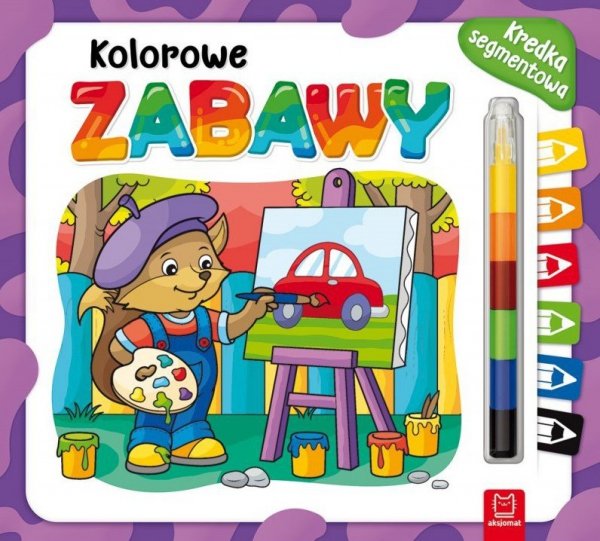 Kolorowe zabawy. Kredka segmentowa