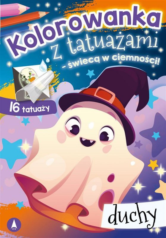 Kolorowanka z tatuażami – świecą w ciemności! Duchy