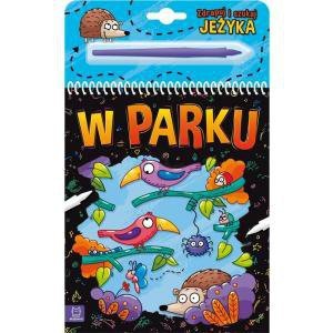 Zdrapuj i szukaj jeżyka. W parku. Wydawnictwo Aksjomat