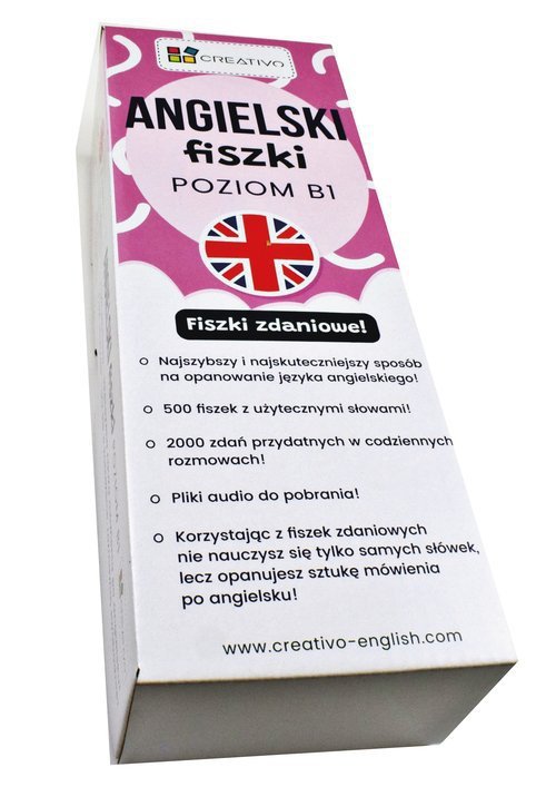 Angielski fiszki zdaniowe. Poziom B1