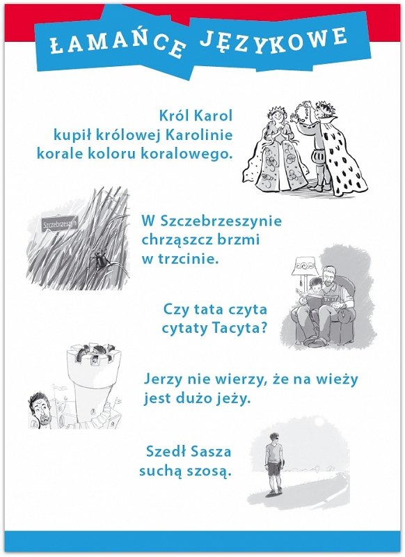 Pocztówka łamańce językowe