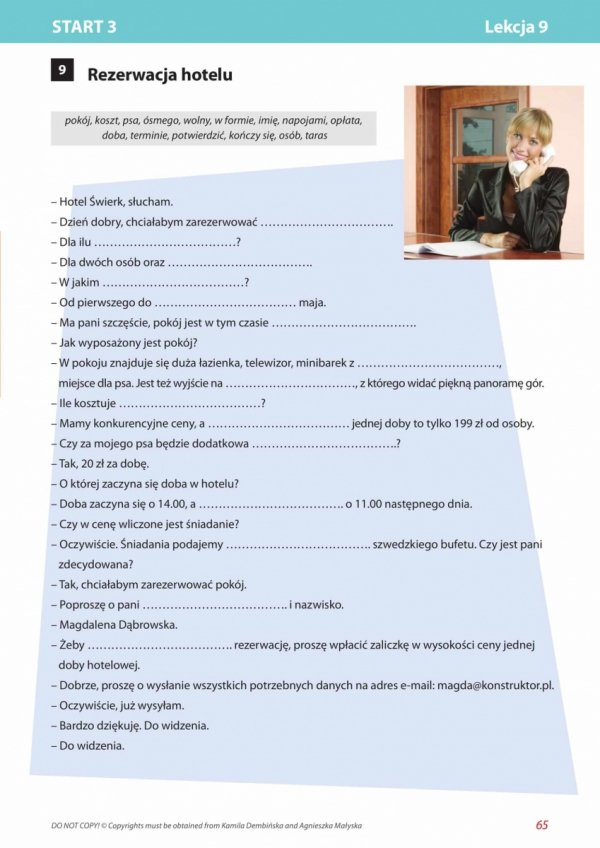 Start 3 Higher Beginner Polish. Zeszyt ćwiczeń z kluczem do nauki języka polskiego na poziomie A2 