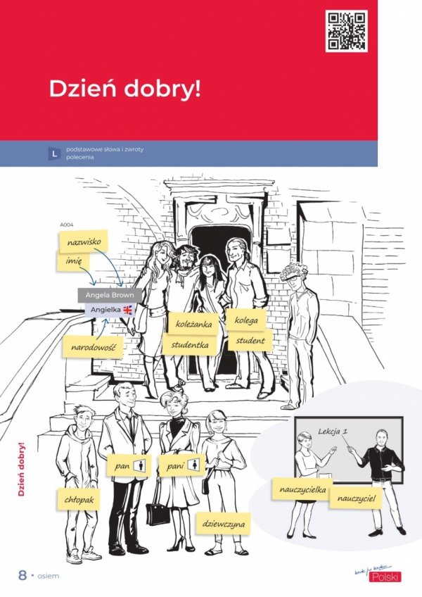 Polski krok po kroku A1. Podręcznik studenta z nagraniami MP3. Nowa edycja 2026