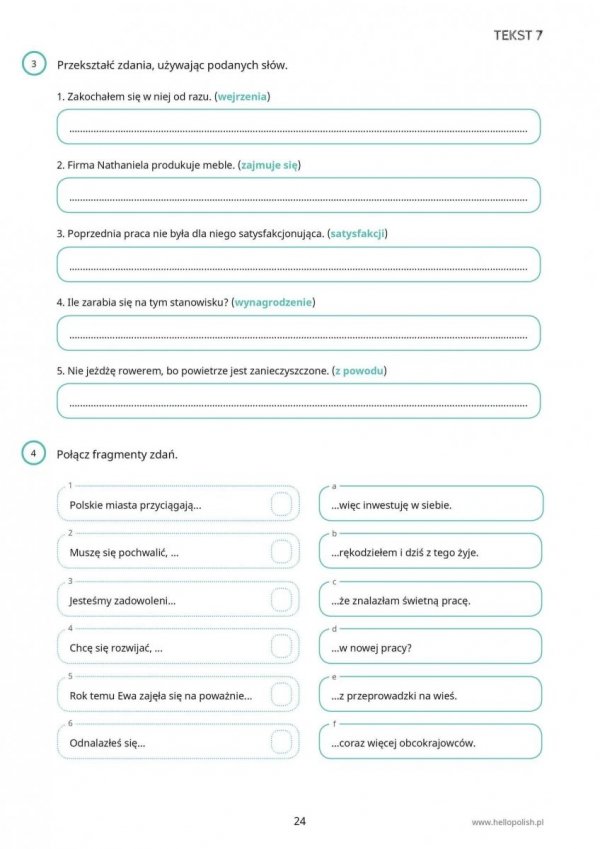 Teksty z ćwiczeniami (poziom B1/B1+) (E-BOOK PDF)