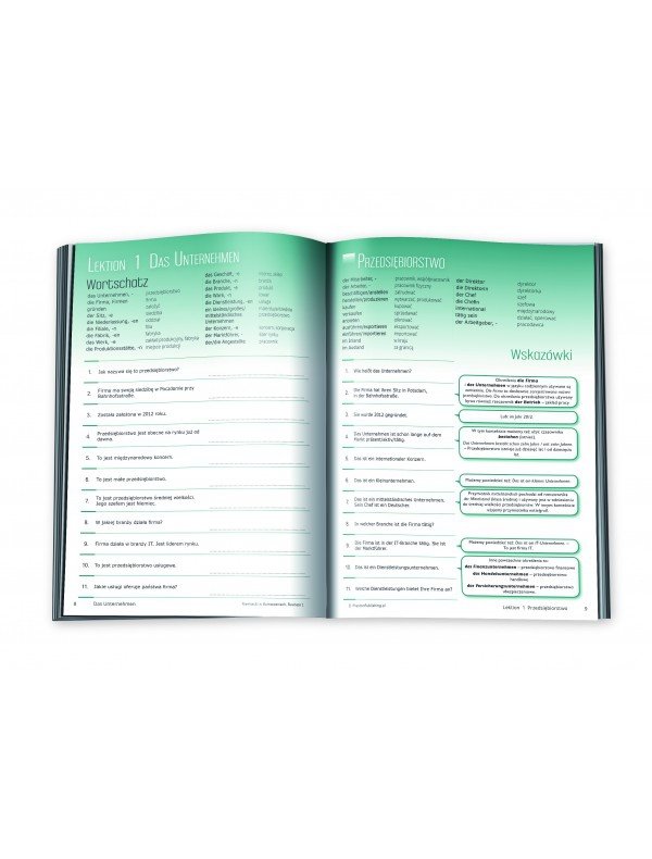 Niemiecki w tłumaczeniach. Business Część 1. Praktyczny kurs mówienia językiem biznesu 