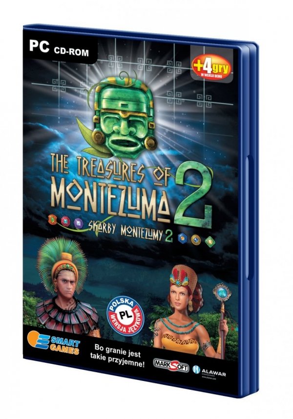Skarby montezumy 2. The treasures of montezuma 2. Smart games. PC CD-ROM + 4 gry w wersji demo