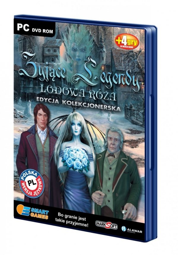 Żyjące legendy. Lodowa róża. Edycja kolekcjonerska. Smart games. PC DVD-ROM + 4 gry w wersji demo